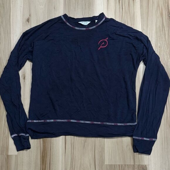 Peloton Pullover Logo Lightweight Sweatshirt Athletic Top Women’s Small - Picture 2 of 3